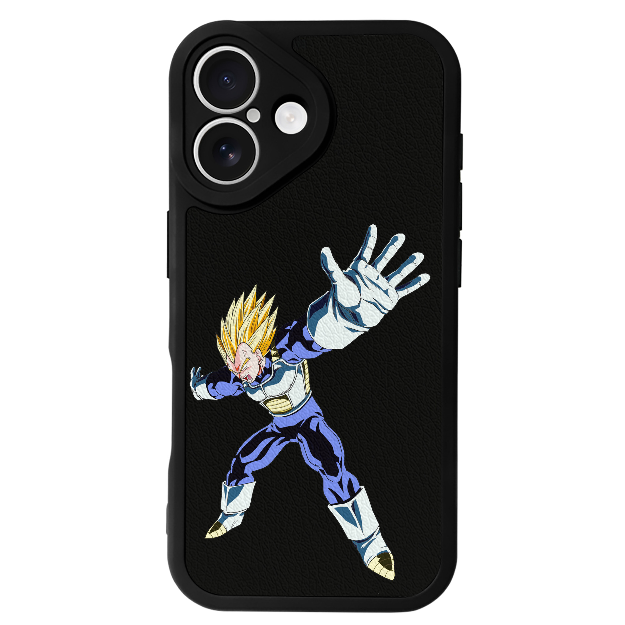 （画像用） ドラゴンボール ベジータ四世（Bejīta Yonsei）DRAGON BALL Vegeta IV 【iPhone 16シリーズ対応】シリコンスマホケース（レザー調） 材質：シリコン
